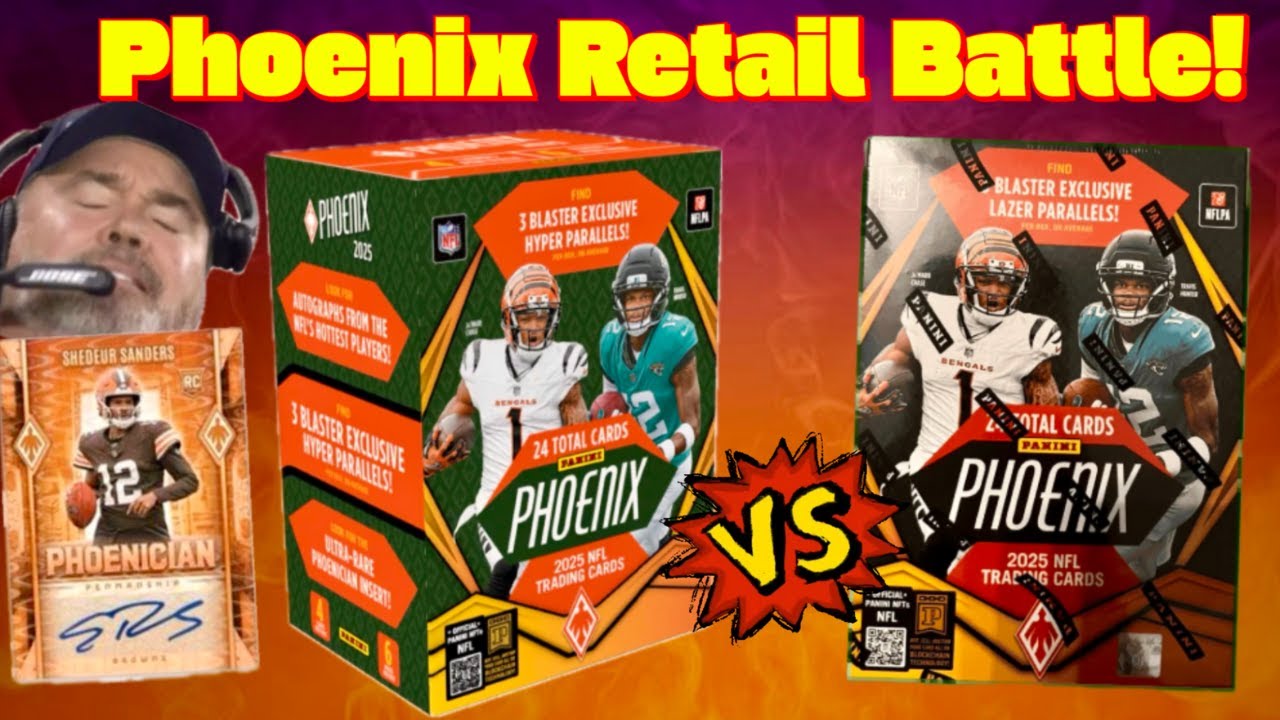 Retail Box Battle! 2025 Panini Phoenix Football Blaster Box 🚨Target VS GameStop🚨