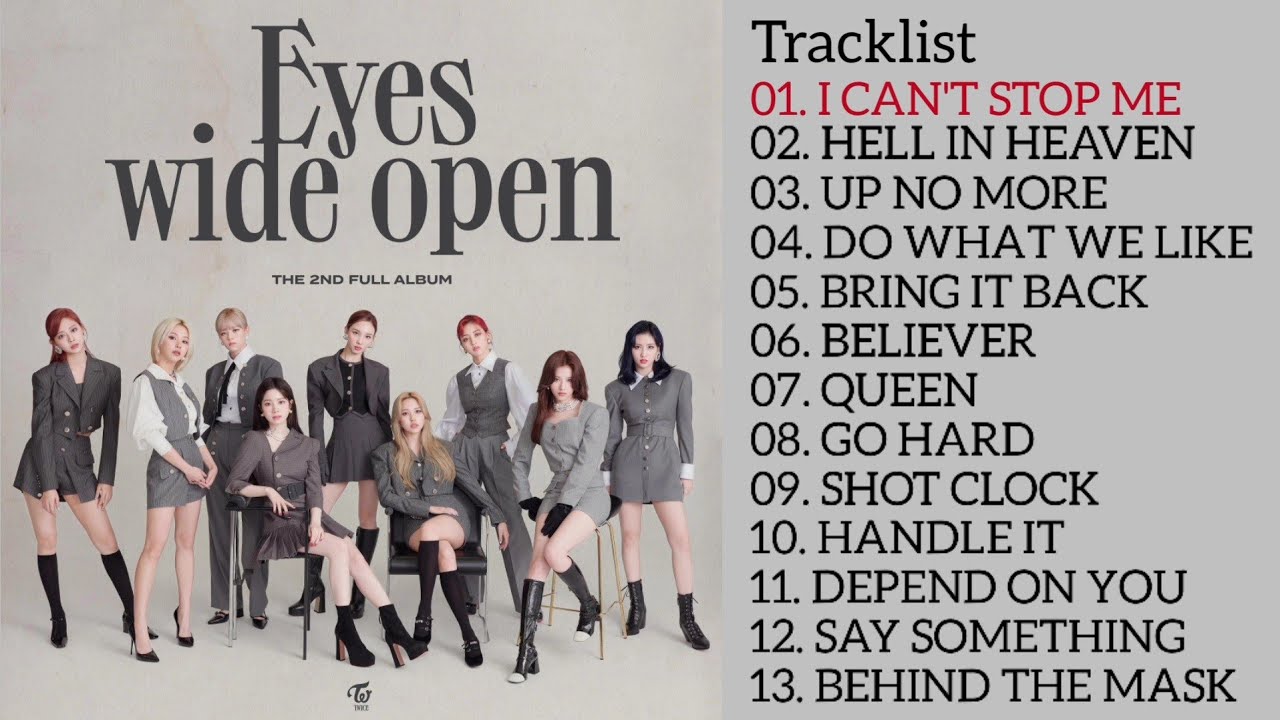 [T r a c k l i s t] Album Eyes wide open Twice