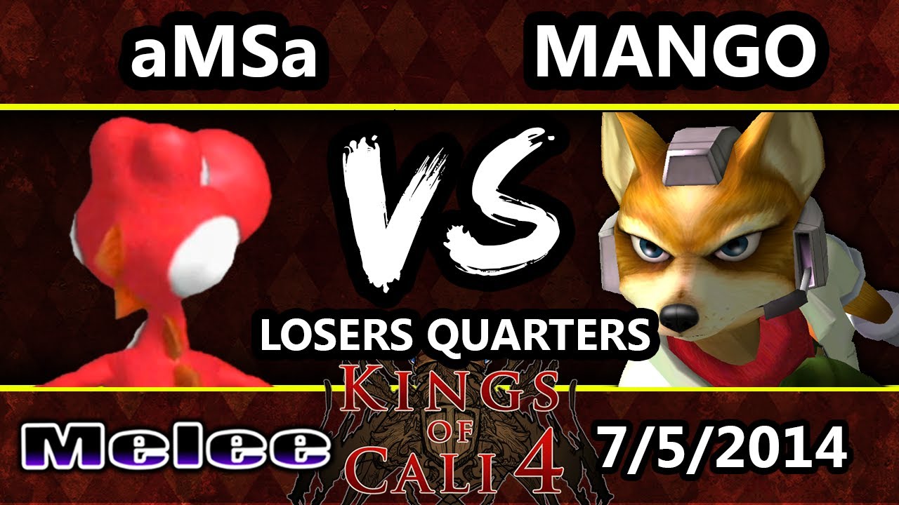 Kings of Cali 4 - Mango (Fox) Vs. aMSa (Yoshi) - Winners Semis