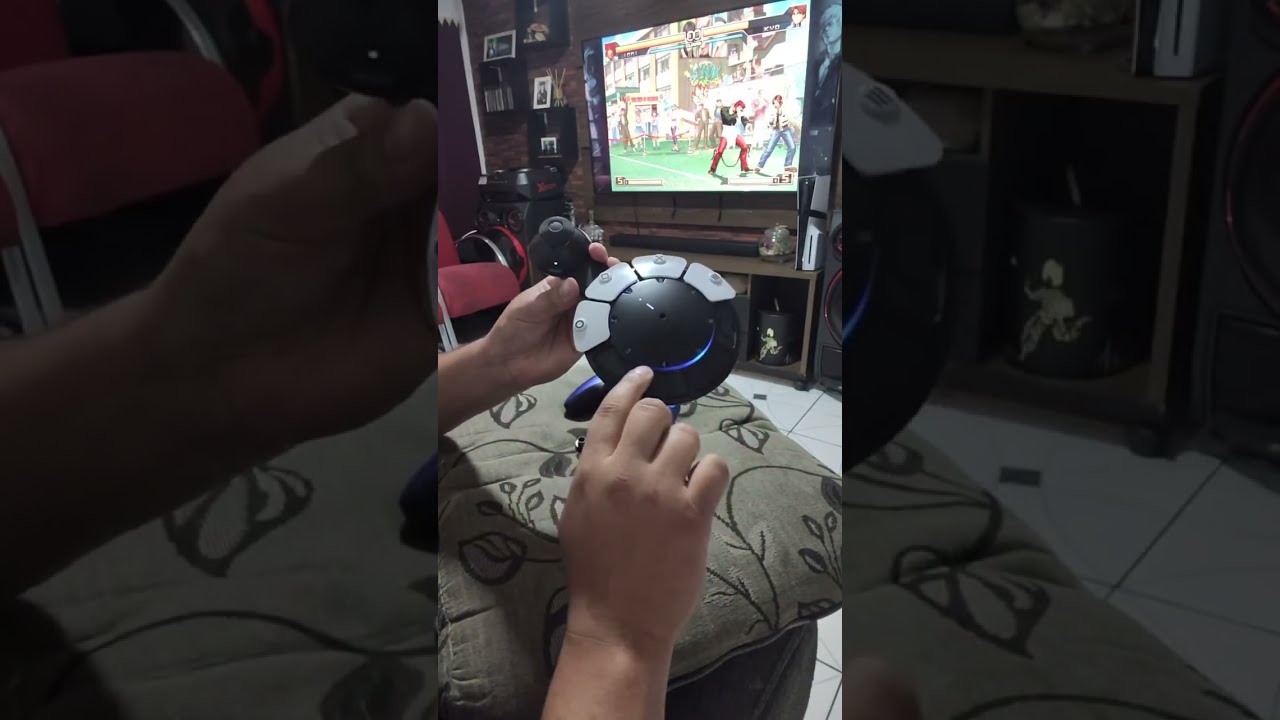 Controle Ps5  accessível para The King of fighters!