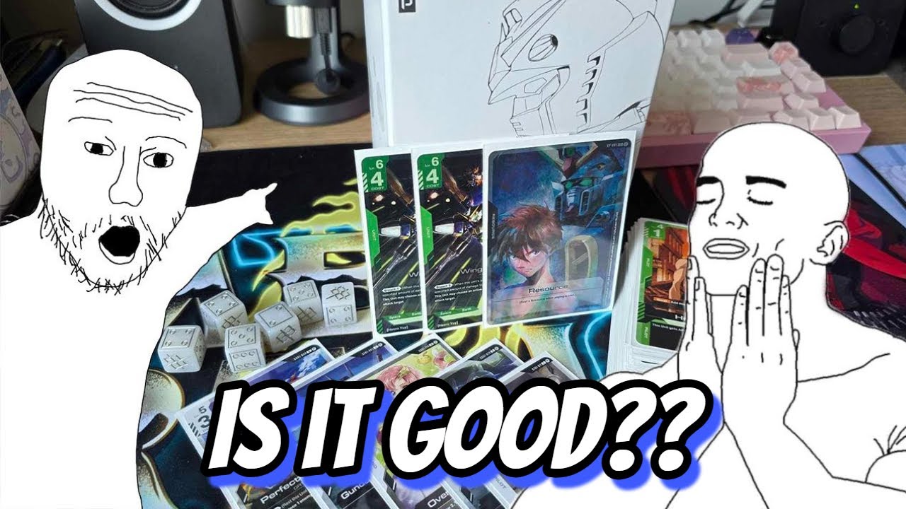 I got to play the Gundam TCG Beta!
