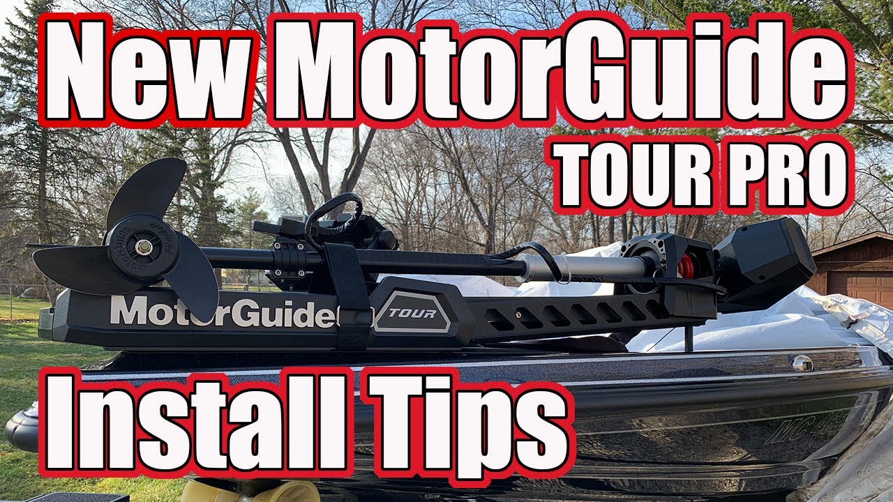 New MotorGuide Tour Pro Install Tips and Tricks  True Cable Steer Trolling Motor with GPS Features