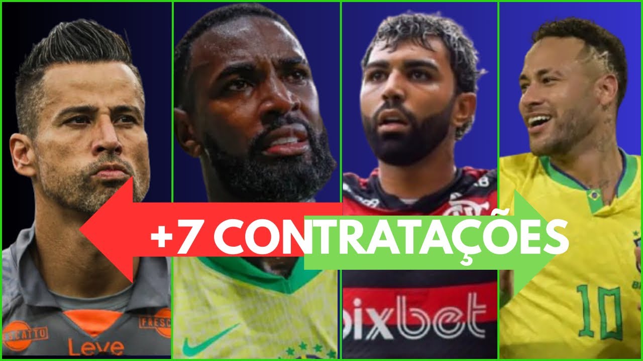 +7 CONTRATA&Ccedil;&Otilde;ES E RENOVA&Ccedil;&Otilde;ES CONFIRMADAS DO MERCADAO DA BOLA DE 2026 DO BRASILEIR&Atilde;O