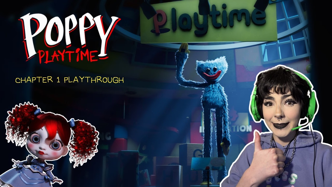 Poppy Playtime Chapter 1!!! IM SCARED | FULL PLAYTHROUGH