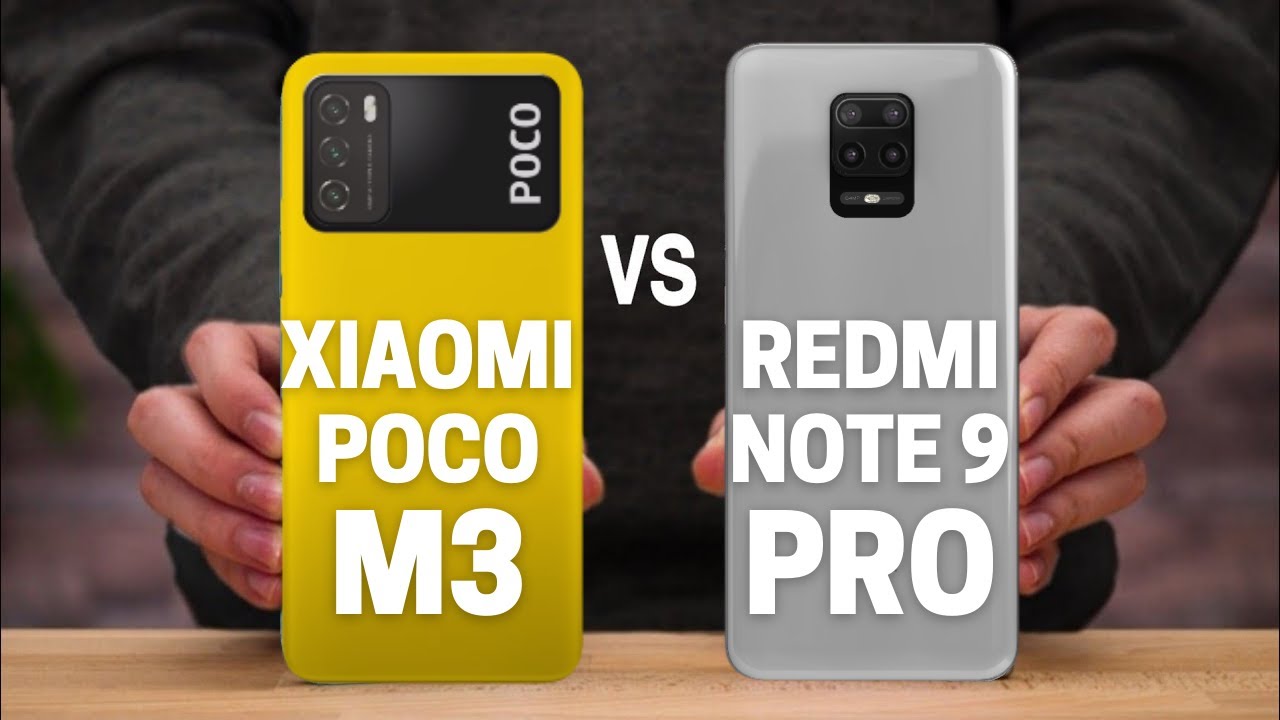 Xiaomi Poco M3 vs Redmi Note 9 Pro - in 3 minutes