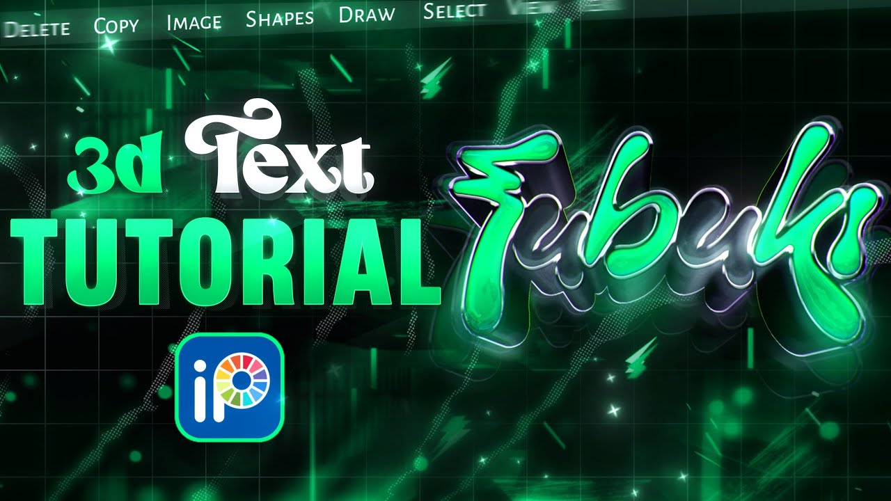 3D Text Tutorial On IbisPaintX | Text Like PS | IbisPaintX Tutorial