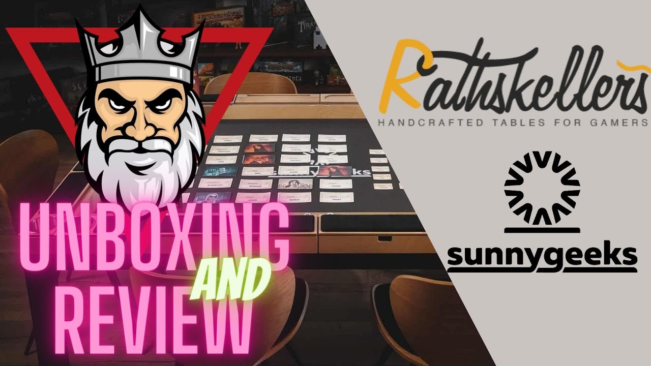 Rathskeller Sunnygeeks Gaming Table Unboxing and Review