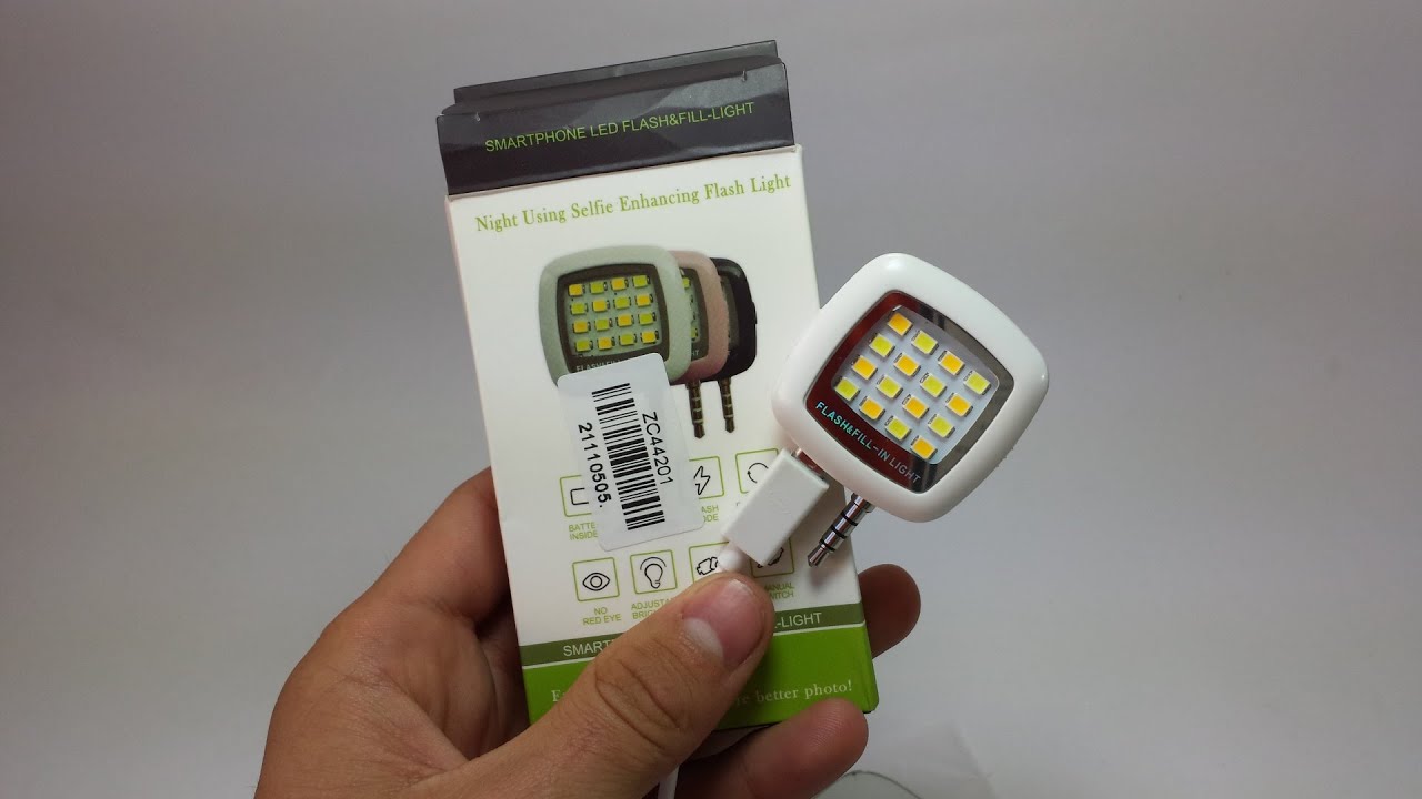 FLASH LED EXTERNO PARA DISPOSITIVOS MÓVILES || UNBOXING&REVIEW