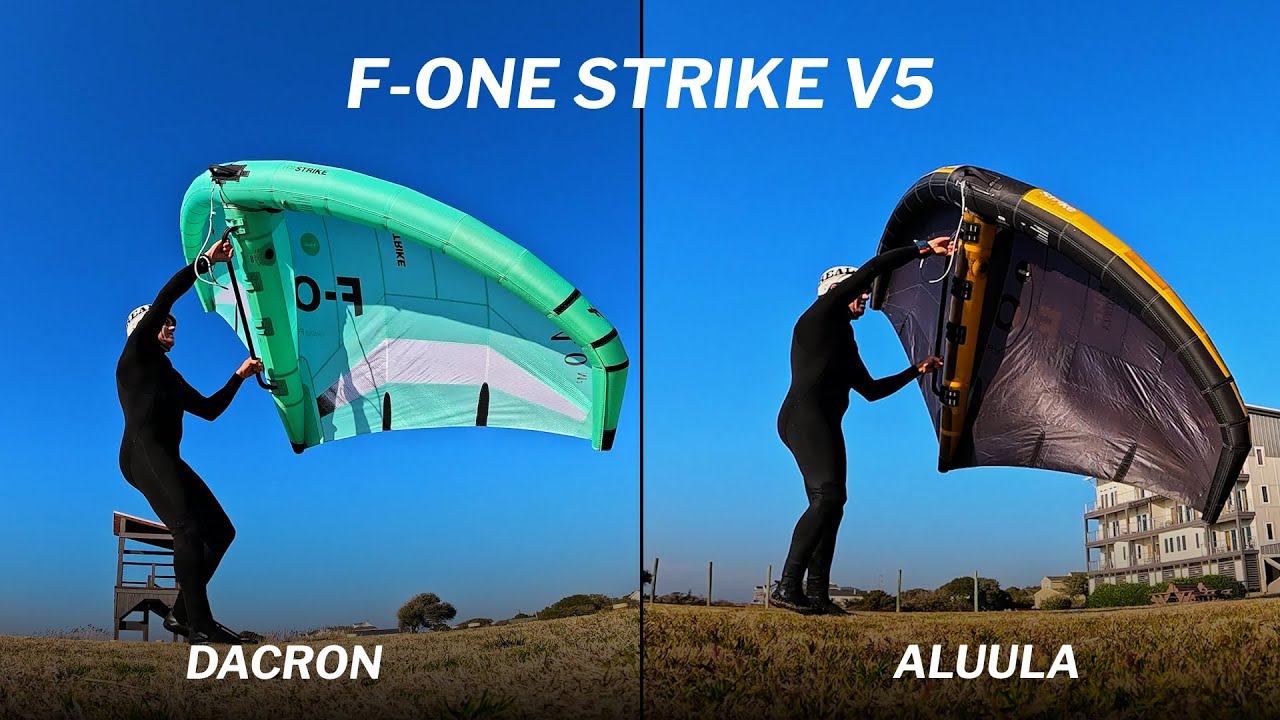 F-One Strike V5: обзор дакрона против алуулы на воде