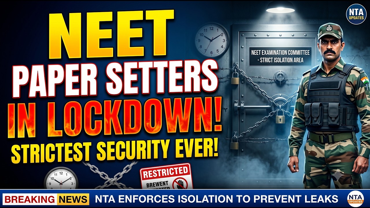 NEET Paper Setters in Lockdown! | வினாத்தாள் கசிவை தடுக்க அதிரடி பாதுகாப்பு | NTA Secret Isolation