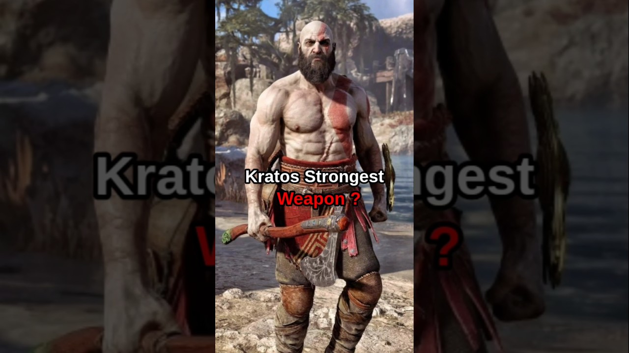 Which weapon is Stronger between Blade of Chaos vs Leviathan Axe ? #shorts #godofwar #kratos