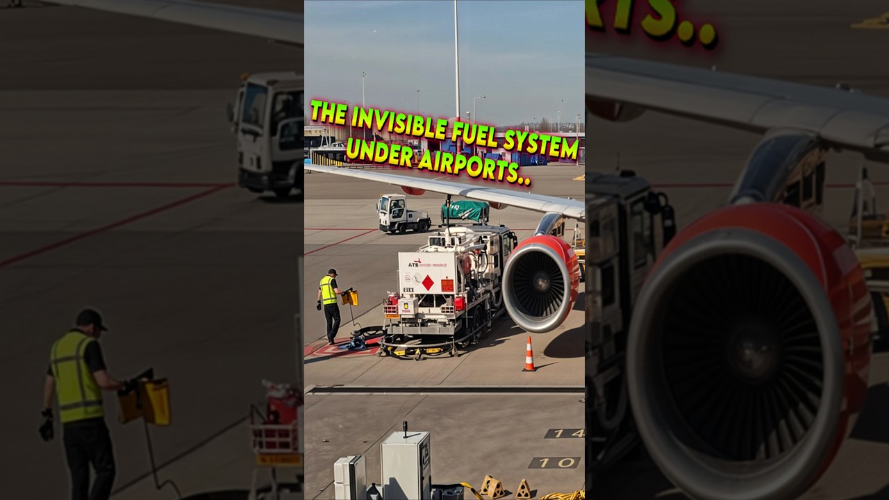 The Underground Fuel System At Airports #shorts #Aviation #Airport