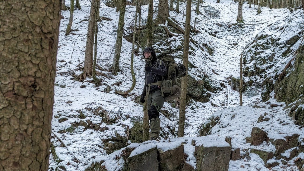 Übernachtung / Biwak im Schnee mit Spezialausrüstung verläuft nicht wie erhofft ...