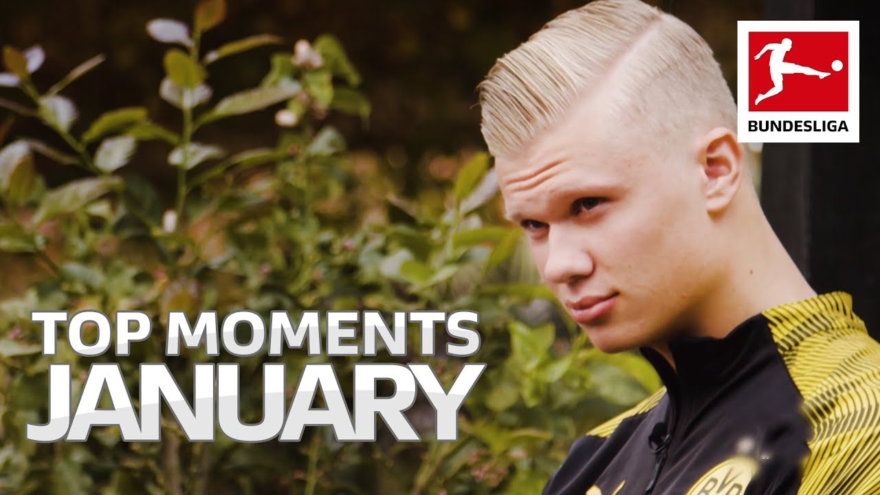 Top 10 Moments January - Haaland Debut, Lewandowski Record & Assist King Müller