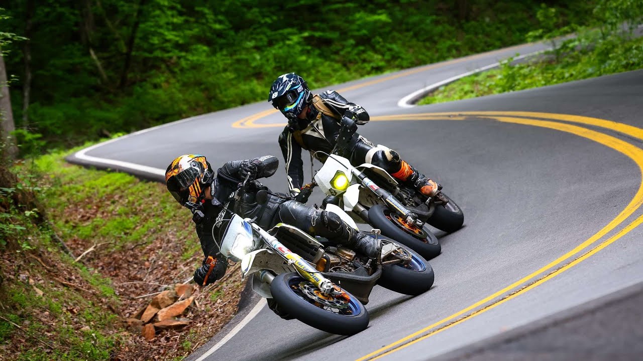 Casual Stroll Up Tail of the Dragon - Husaberg Edition