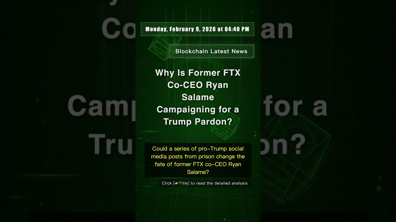 🧐👉 Why Is Former FTX Co-CEO Ryan Salame Campaigning for a Trump Pardon? #QixNewsAI