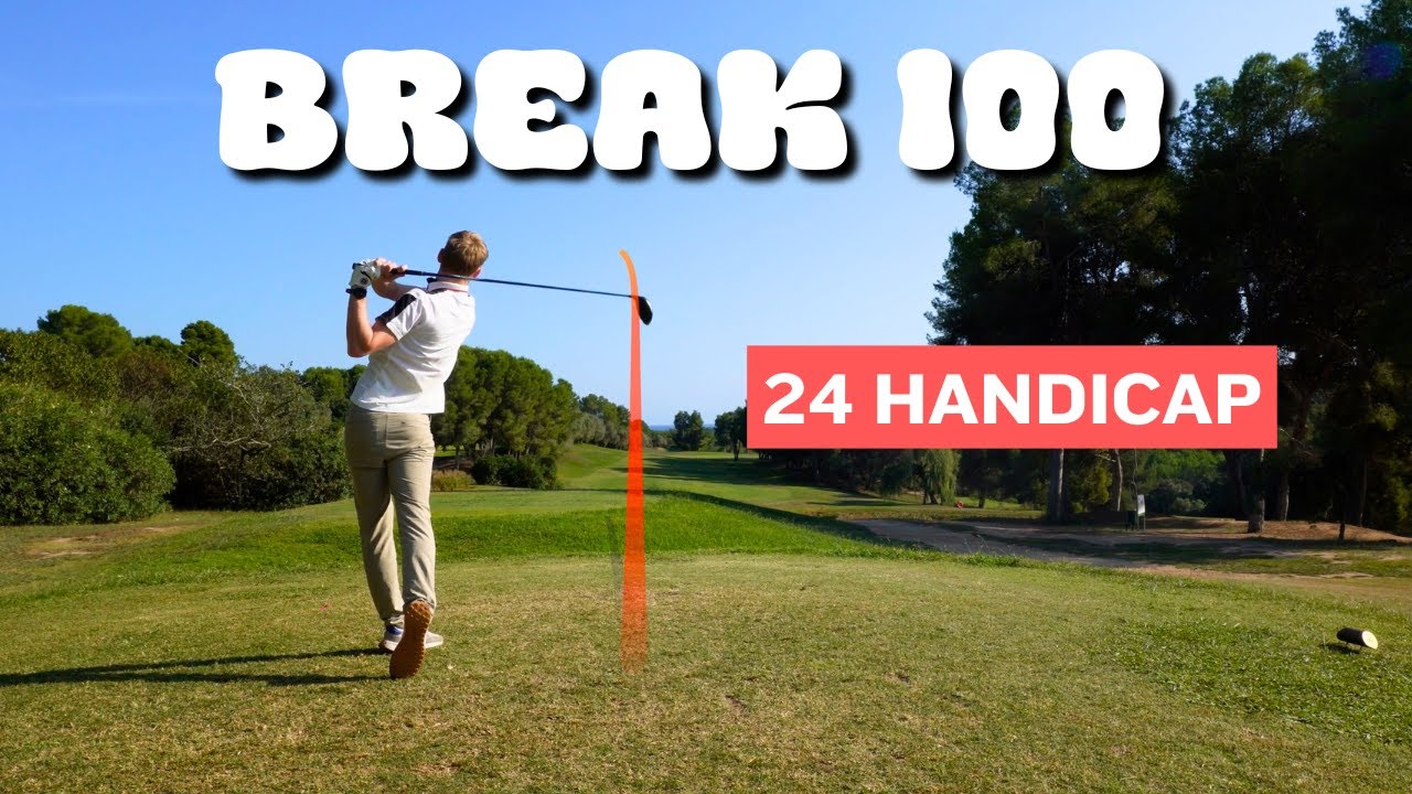 BREAK 100 With a 24 Handicap Golfer - Course Vlog [Every Shot]