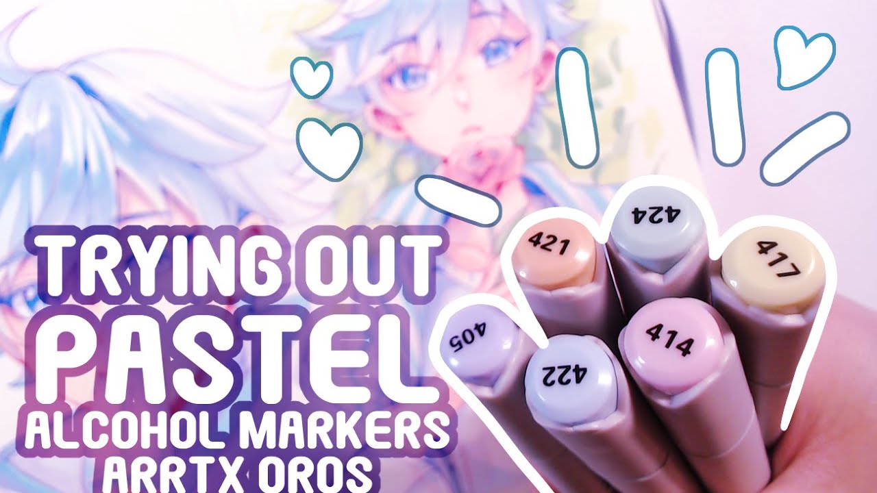 Trying Out Pastel Alcohol Markers!