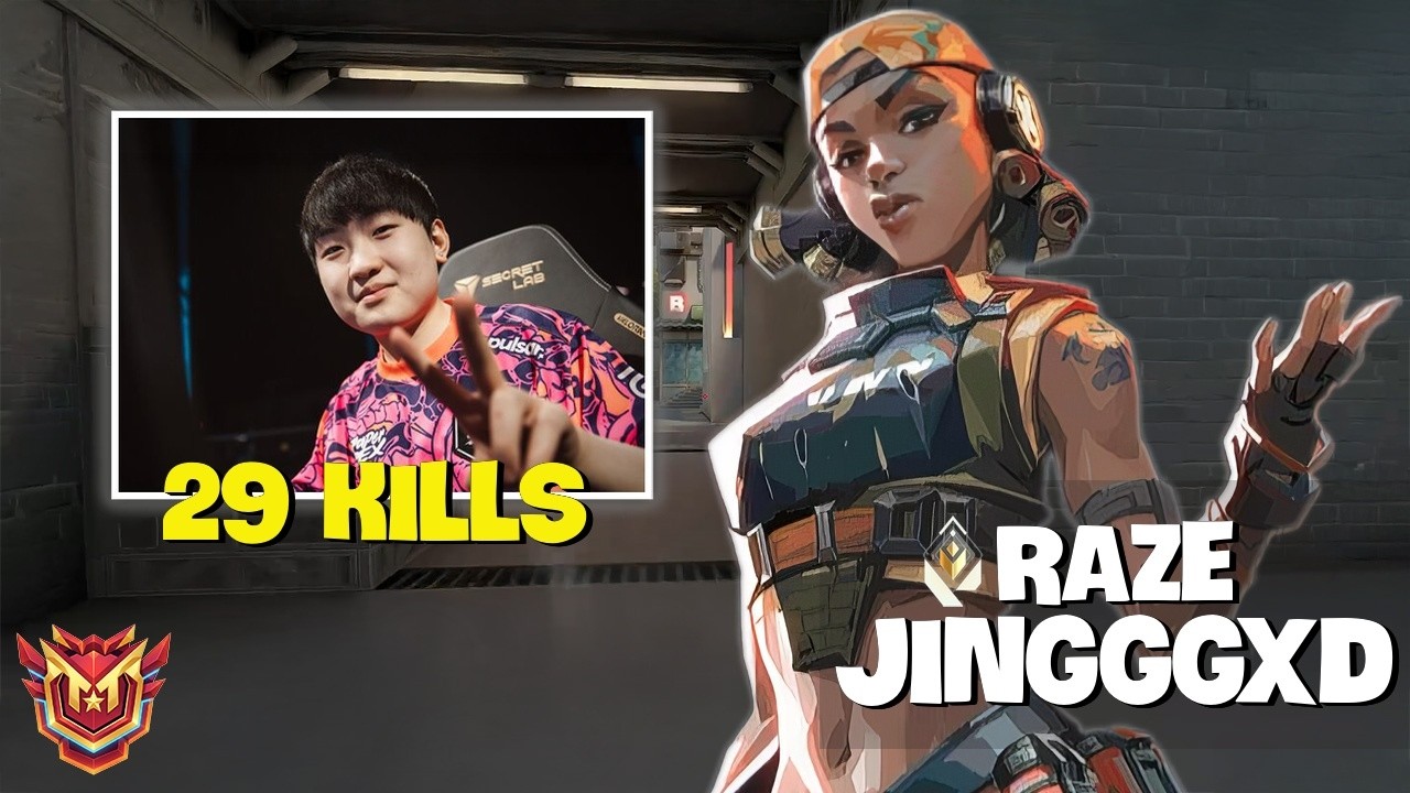 THIS GUY IS CRACKED ON RAZE!! - Jingggxd 29 KILLS Radiant Match MVP #MatchMVP