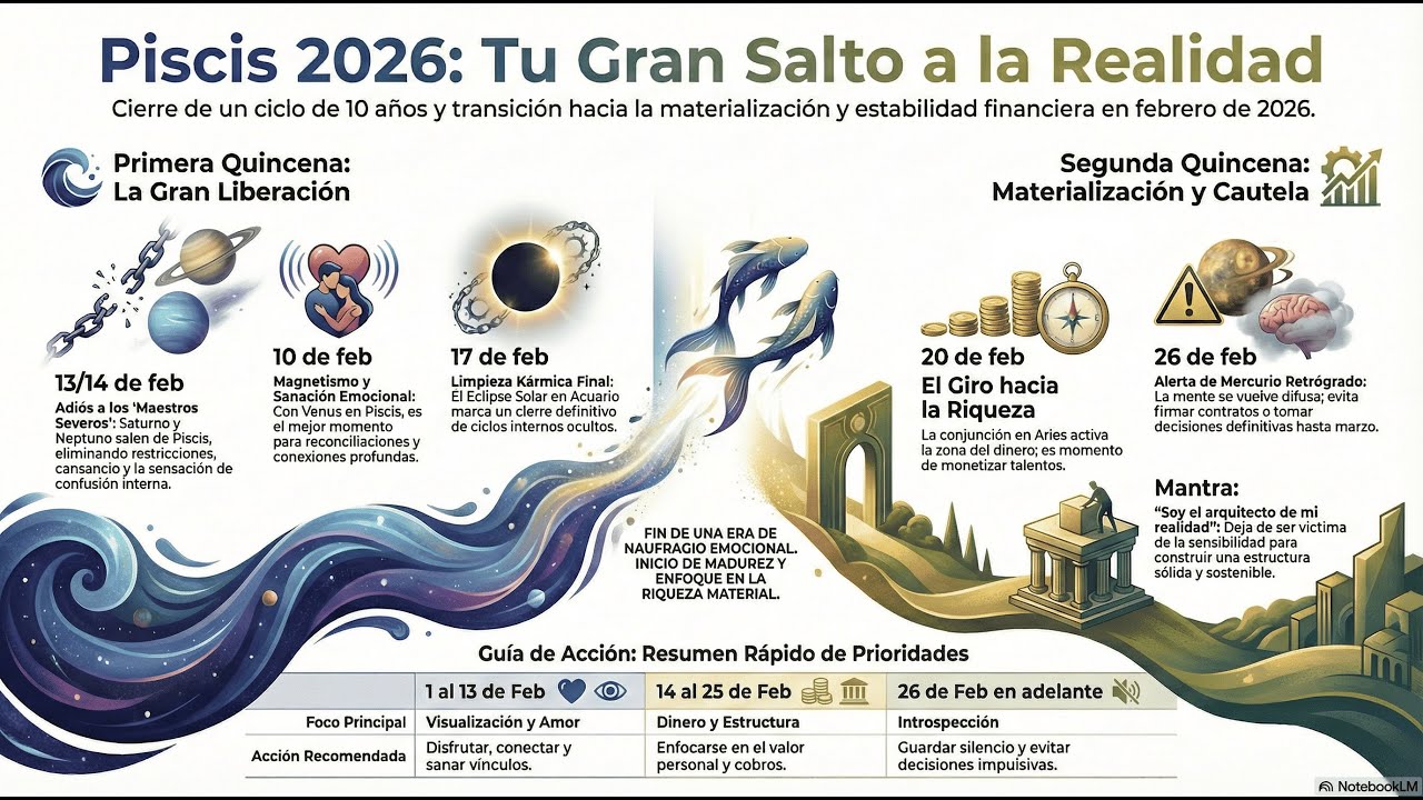 Piscis Febrero 2026:  El Mes de la Década