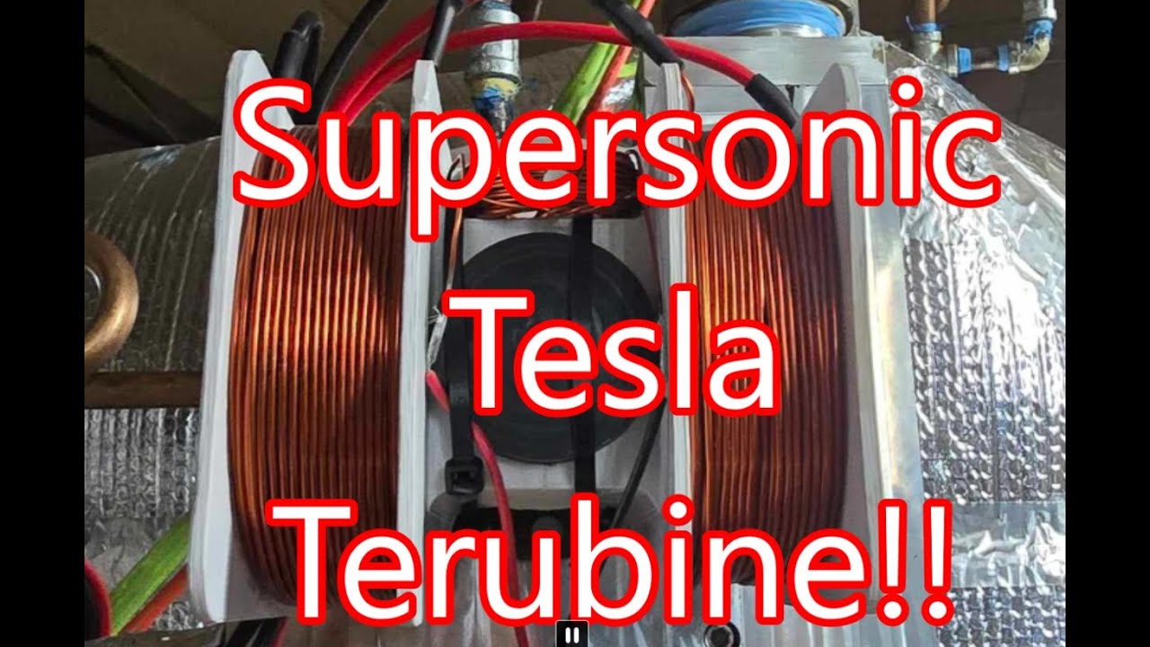 Турбина Tesla преодолевает звуковой барьер! 95 000 об/мин!