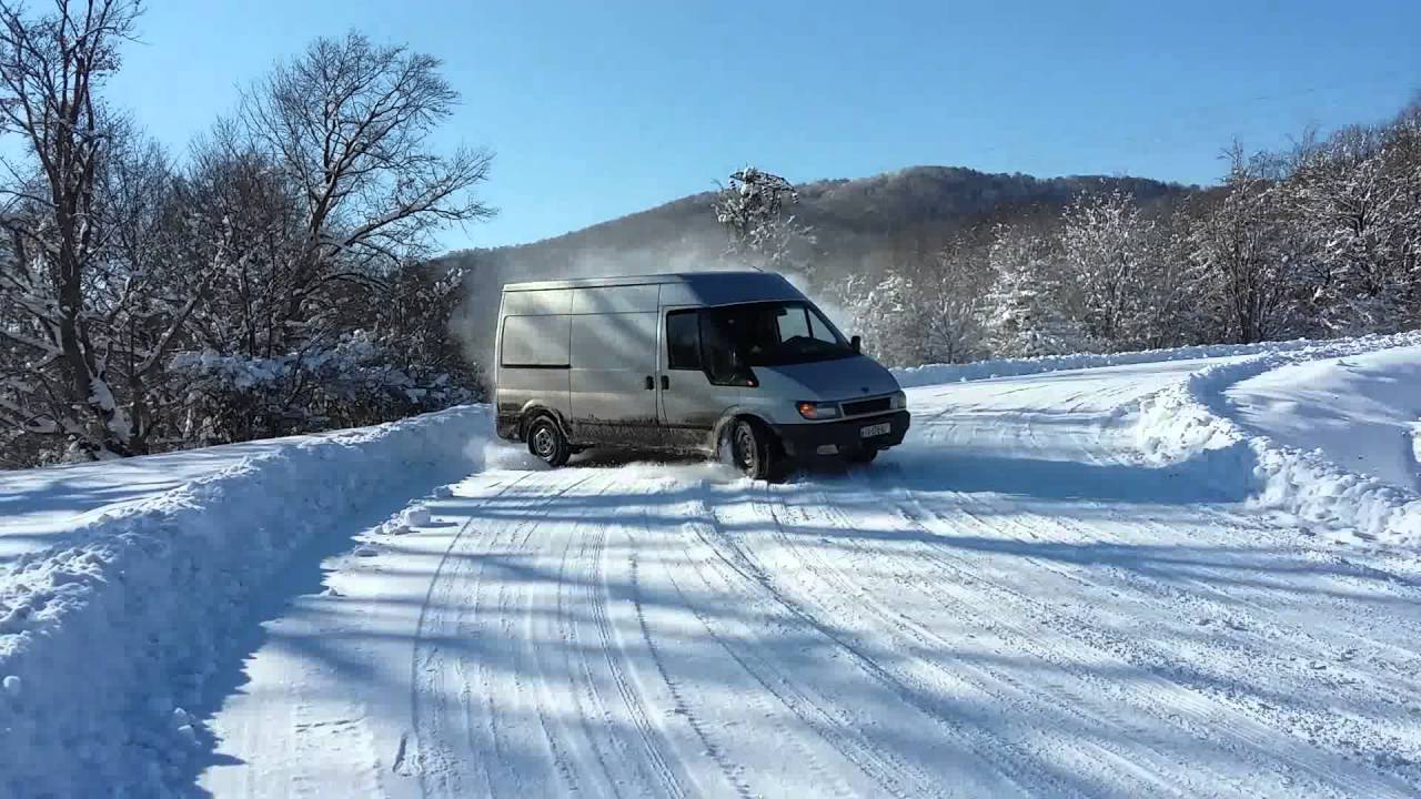 Ford transit snow drift fwd