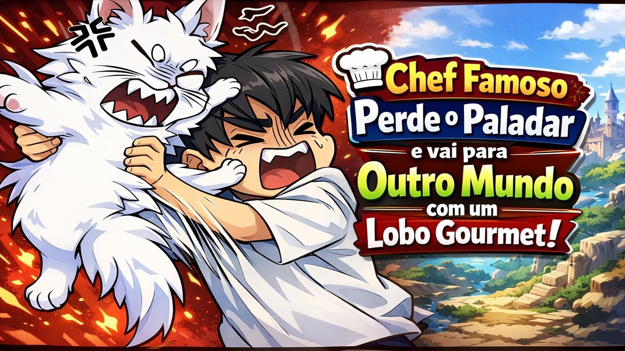 Chef Famoso Perde o Paladar e vai para Outro Mundo com um Lobo Gourmet! | Resumo de Manhwa