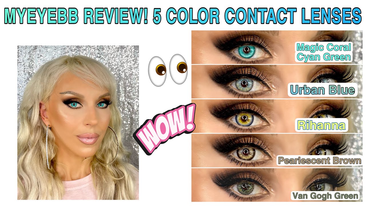 MYEYEBB COLOR CONTACT LENSES UNBOXING, REVIEW, TRY ON