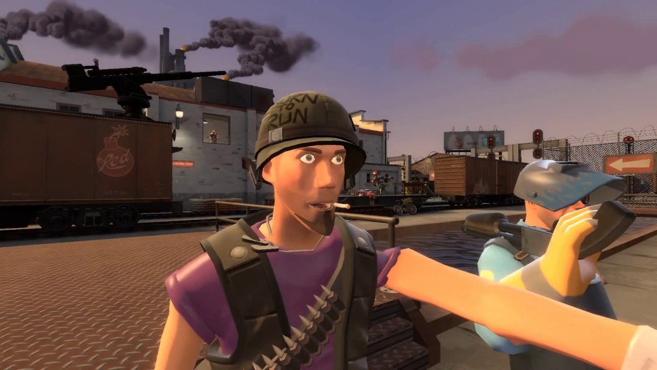 Team Fortress 2 - Zombie Apocalypse Part 7 - Train Station