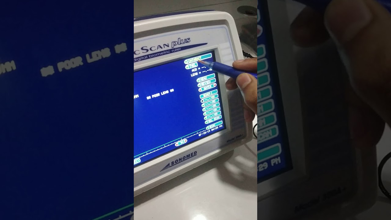 Sonomed A Scan Demonstration by Unitech Vision