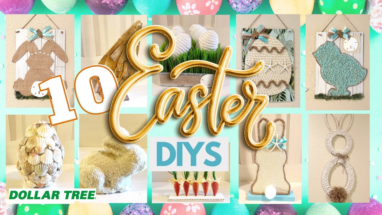 🐑 10 BEST Easter DIYS! Dollar Tree DIY 2023 Coastal Spring DIYS Hacks