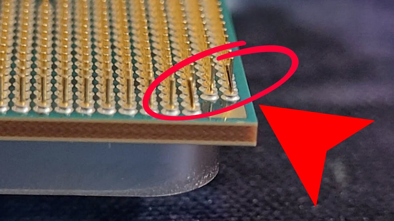 Fix Bent Pins on AMD Processor in 5 MINUTES