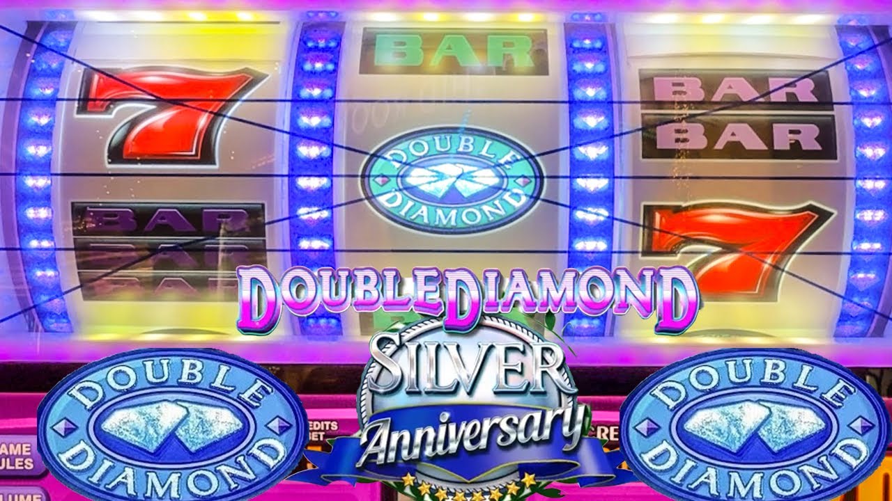 Chasing HUGE Jackpot on Double Diamond Silver Anniversary Classic Slot