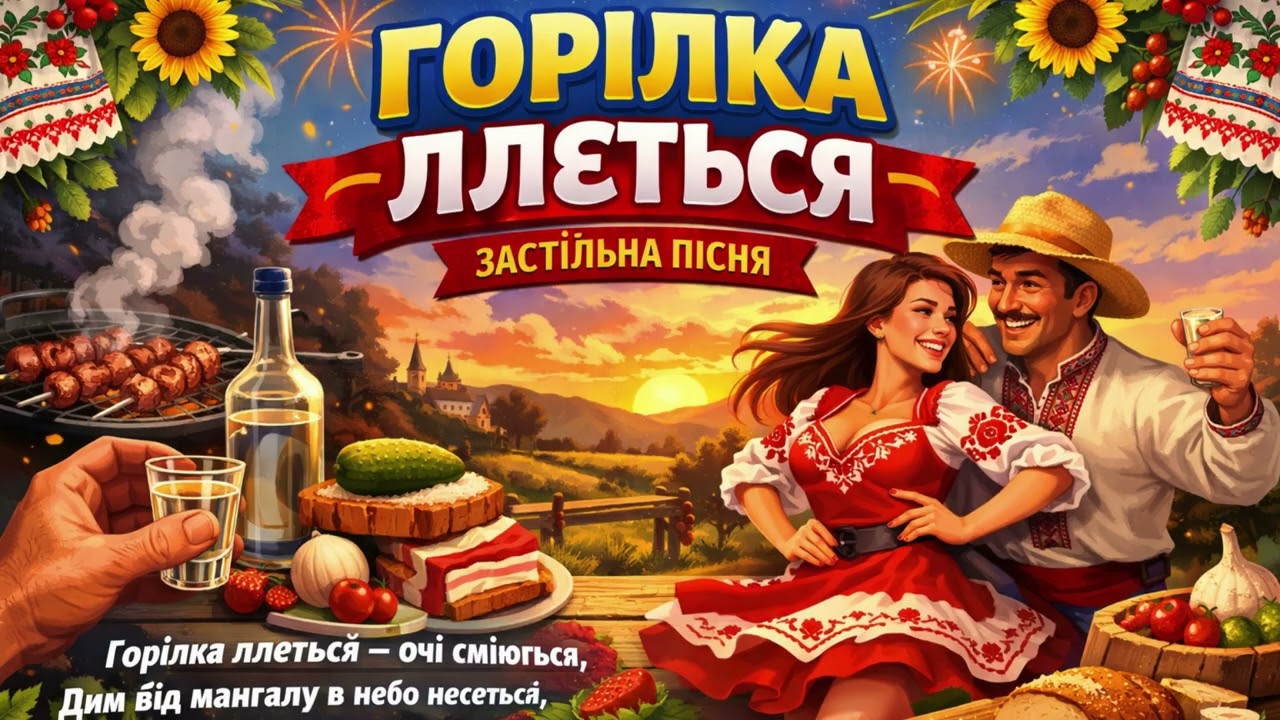 Українські пісні - Горілка ллється