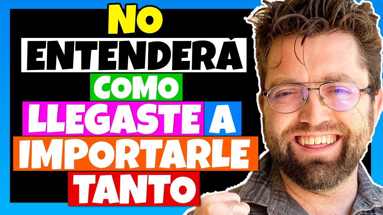 NO ENTENDERÁ COMO LLEGASTE a IMPORTARLE TANTO (HAZ ESTO)