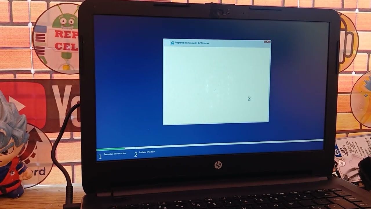 Como iniciar nueva instalación de Windows Hp 240 G5