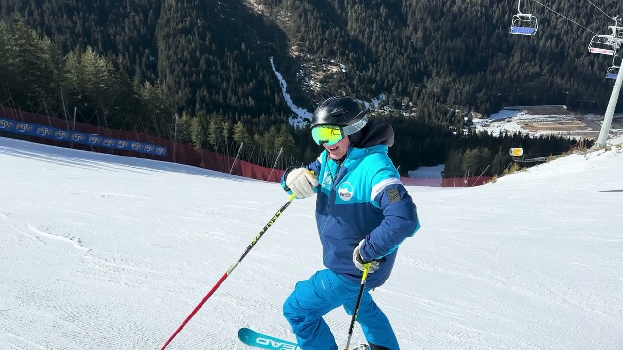 Conquering the Black Tomba Piste in Bansko with Bradley! March 20th, 2024 Snow Report ❄️🏂