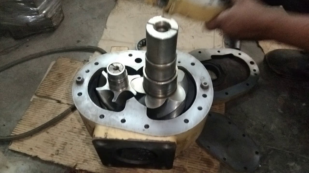 Screw Compressor - Parts,  Assembly and working | screw compressor parts and function