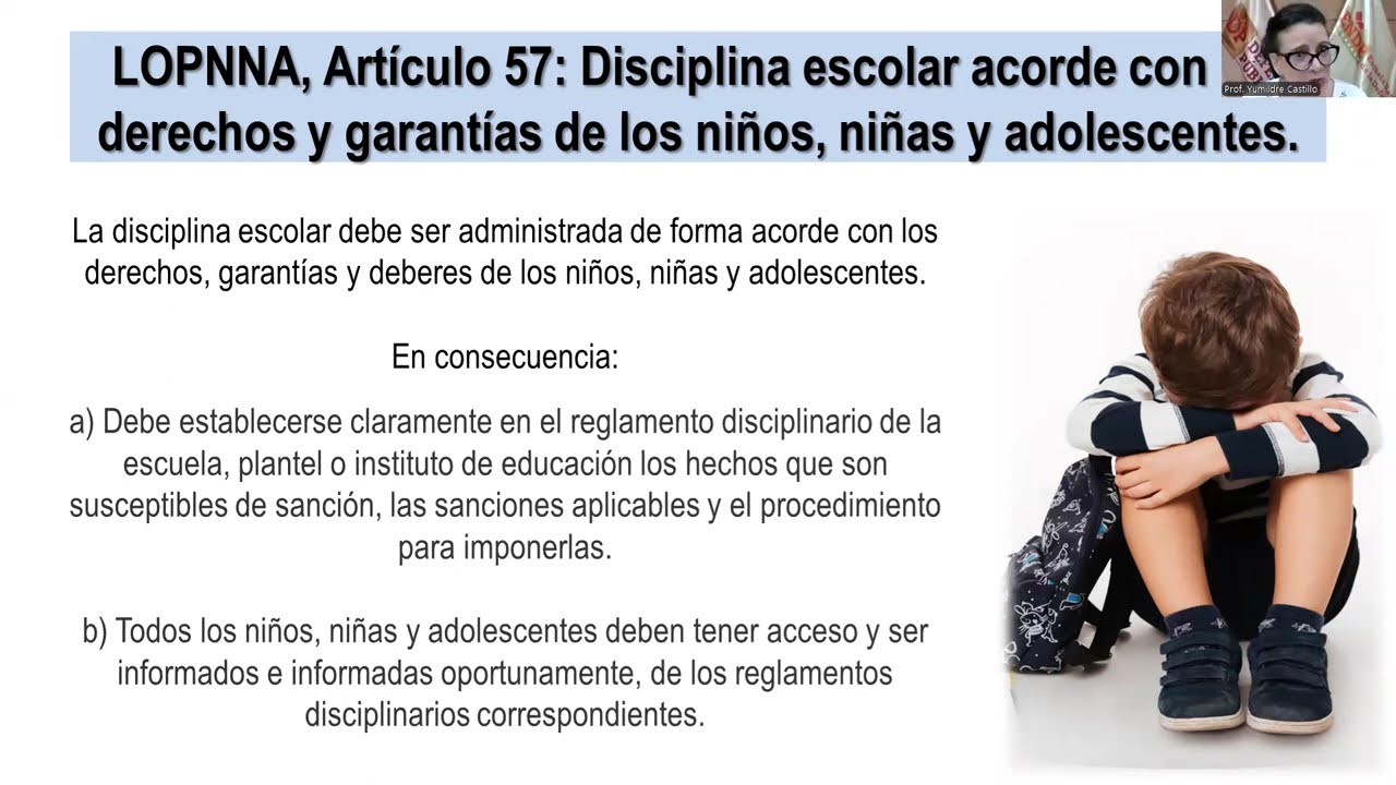 Videoconferencia - Normas de Convivencia y Disciplina Escolar: ¿Camino de rosas o de espinas?