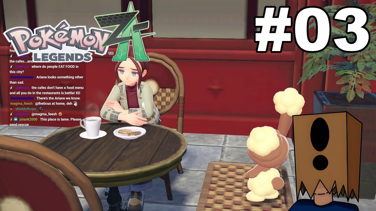 Pokemon Legends Z-A Stream VOD #03 (29/10/2025): Every day is a sad Day for Ariane