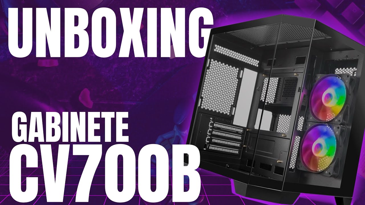 UNBOXING Gabinete Mancer CV700B Mini - Tower 