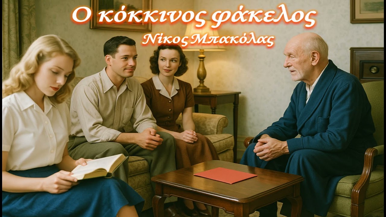 Ο ΚΟΚΚΙΝΟΣ ΦΑΚΕΛΟΣ-ΝΙΚΟΣ ΜΠΑΚΟΛΑΣ-Διήγημα-ΕΛΛΗΝΙΚΗ ΛΟΓΟΤΕΧΝΙΑ-Logos me tempo-Vana Sbarouni