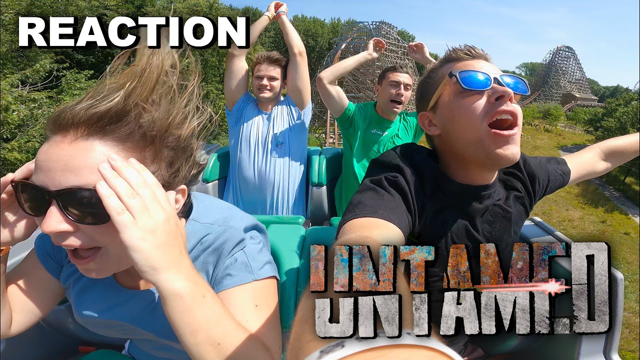 We Rode Untamed! Our First Ride Reaction on Walibi Holland's Amazing RMC Hybrid!