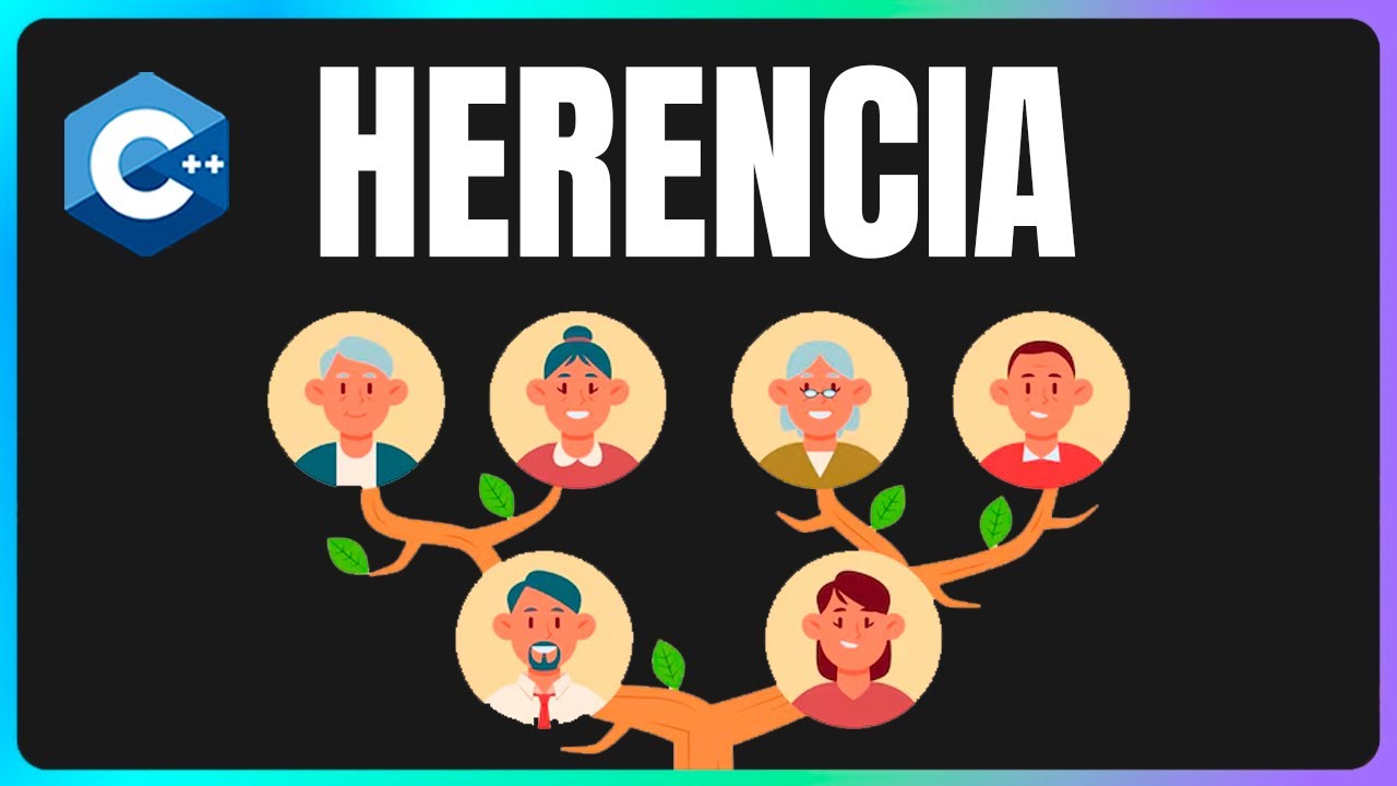 📌 Qué es la HERENCIA en C++? 👈😉 – POO en C++ | Curso de C++ 👨‍👧‍👧 #62