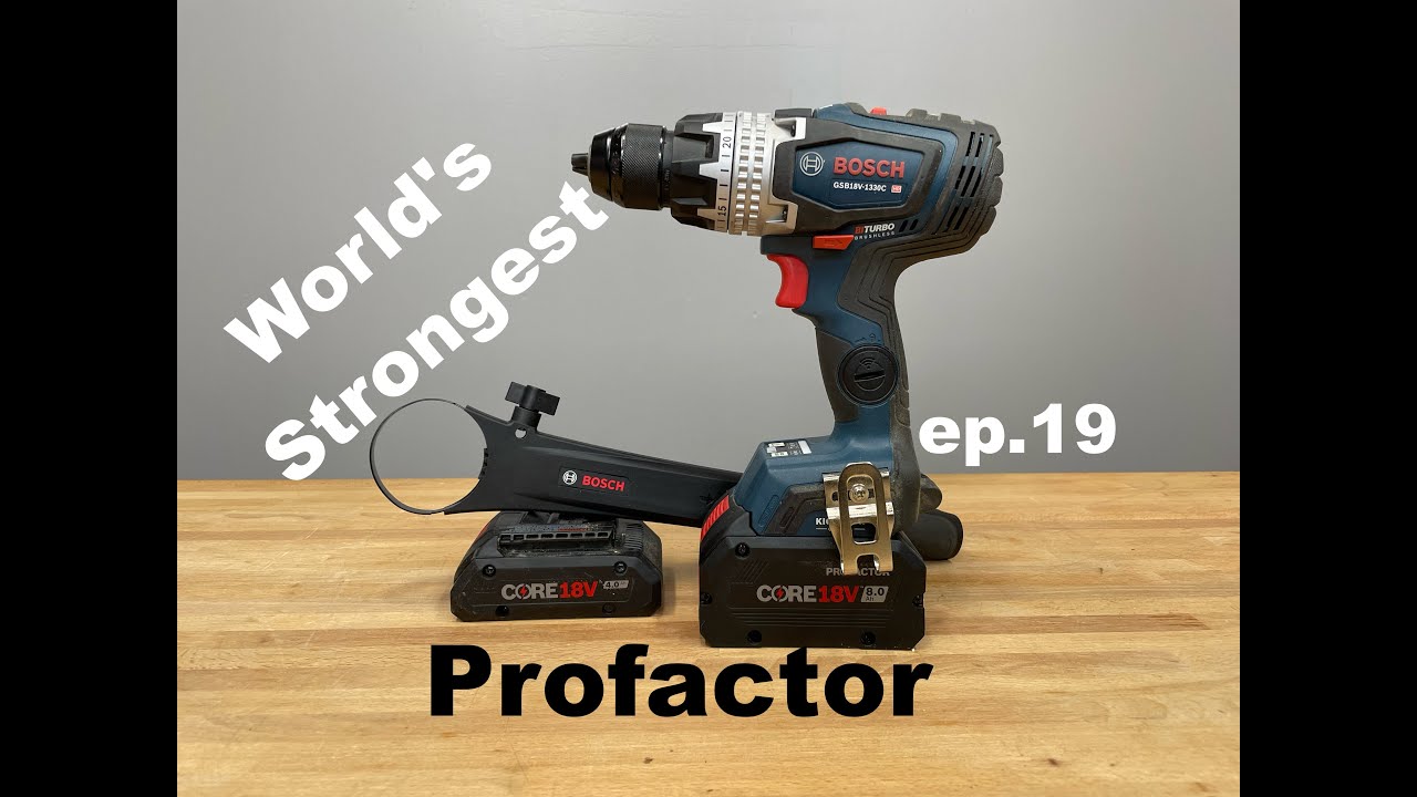 Обзор ударной дрели Bosch Profactor 18v ​​1/2 дюйма | GSB18v-1330C | ep 19 | Самая мощная дрель в...
