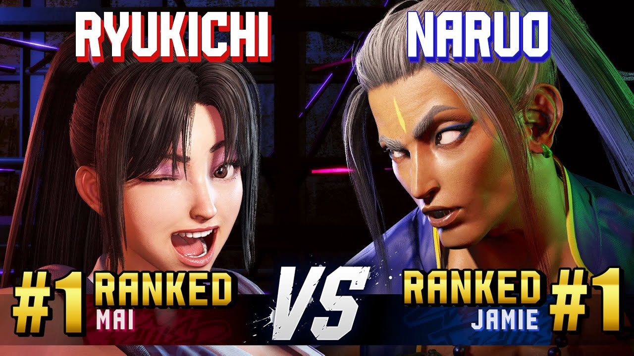 SF6 ▰ RYUKICHI (#1 Ranked Mai) vs NARUO (#1 Ranked Jamie) ▰ High Level Gameplay