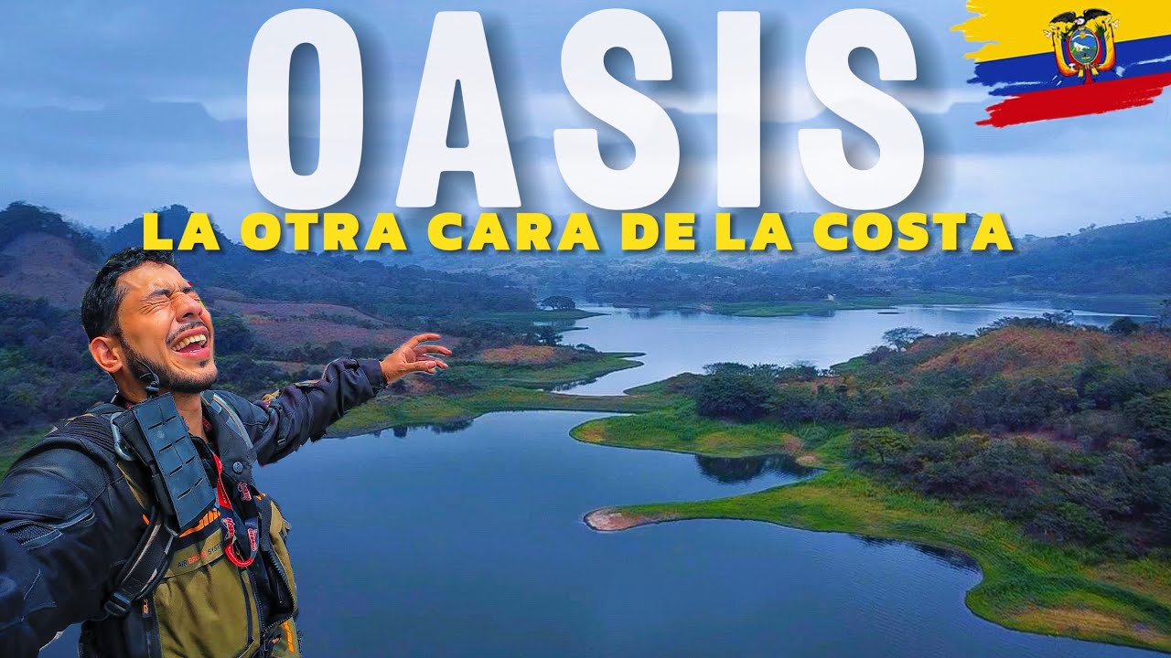 De Calceta a Caluma en MOTO | ACAMPÉ en un embalse y encontré una cascada ESCONDIDA