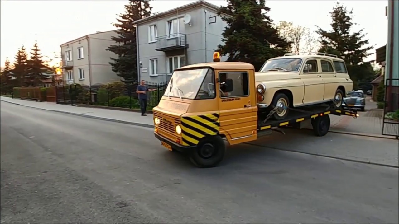 Żuk LAWETA czyli pomoc drogowa i Warszawa kombi