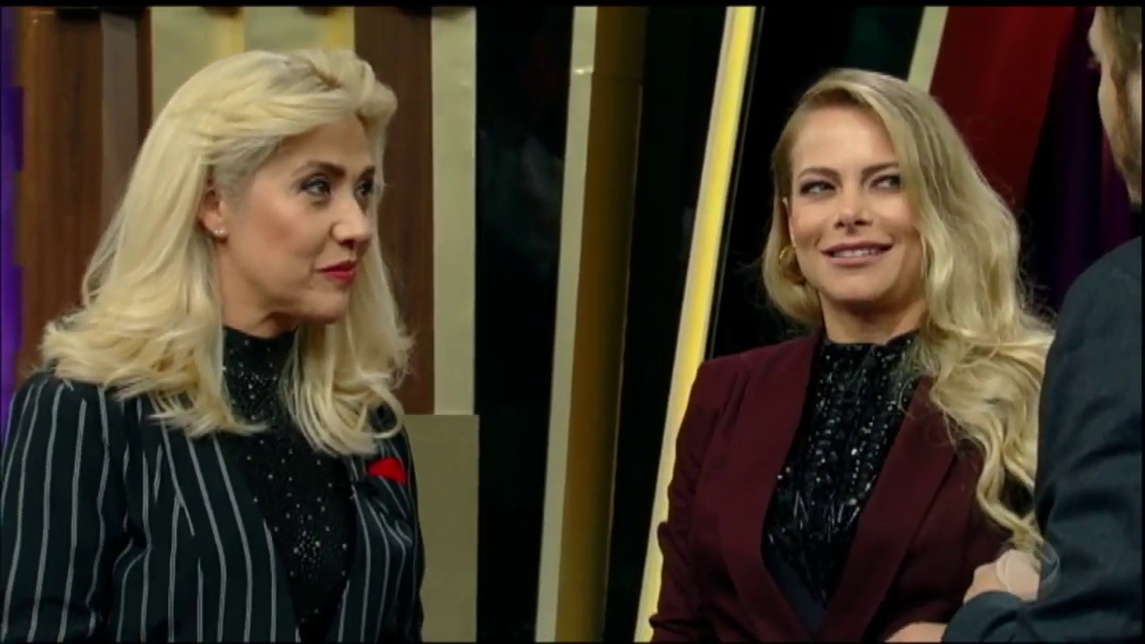 Jackeline Petkovic e Mariane Dombrova se divertem no quadro Telegrama do Mal