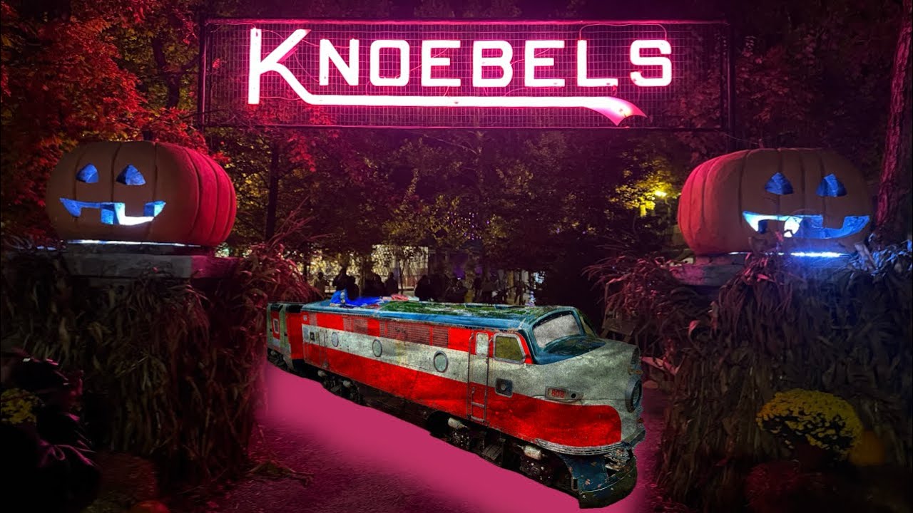 THE Haunted Train Ride - Knoebels 2025 Hallo-fun Pioneer Overlay 